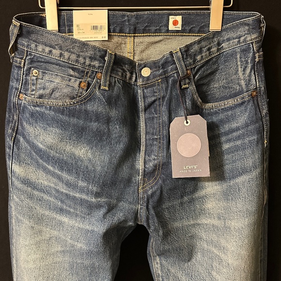 Levi’s Men’s 501 1980’s Made In Japan Selvedge Denim 33X34 NWT - Picture 2 of 10